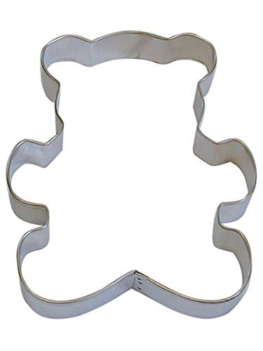 R&M Teddy Bear 5" Cookie Cutter in Durable, Economical, Tinplated Steel