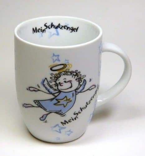 Könitz tasse de café tasse à thé en forme d'ange bleu