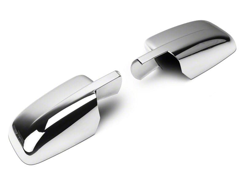 SpeedForm Chrome Mirror Covers Without Turn Signal Compatible with Dodge RAM 1500 2009-2018