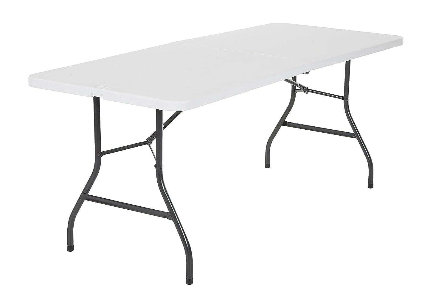 Showay Class Dn-Bm0 Heavy Duty Folding Table Centerfold, Ideal For Crafts, Outdoor Events, Convenient Carry Handle, 6-Feet, White - Cldnbm09