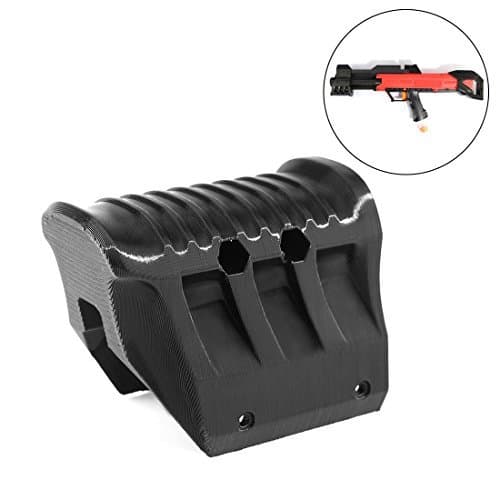 f10555 Grip, WOLFBUSH Worker 3D Printing Mod Accessories for Nerf Rival Apollo XV-700 - Black