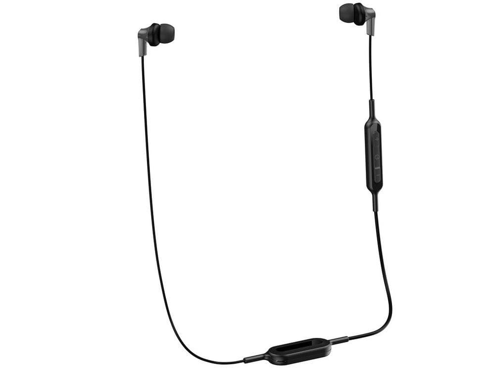 Bluetooth Earbud Headphones with Microphone, Call/Volume Controller and Quick Charge Function - RP-HJE120B-K - in-Ear Headphones (Black)