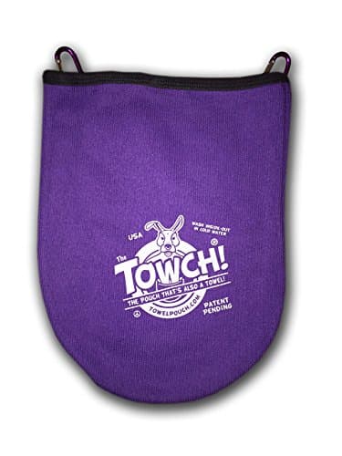 Towch Disc Golf Towel Pouch - 3 to 5 Disc Bag - Choice of 11 Colors