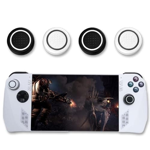 HEATFUN ASUS ROG Ally Thumb Grip Caps, Soft Silicone Joystick Cover Compatible with ASUS ROG Ally - (Two Sets)