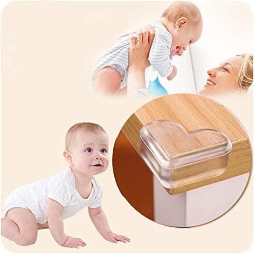 Corner Protector, Baby Proofing Corner Guards, Stop Child Head Injuries from Coffee Tables, Furniture & Sharp Corners, 3m Easy to Install (12 Pack, Heart Shape)