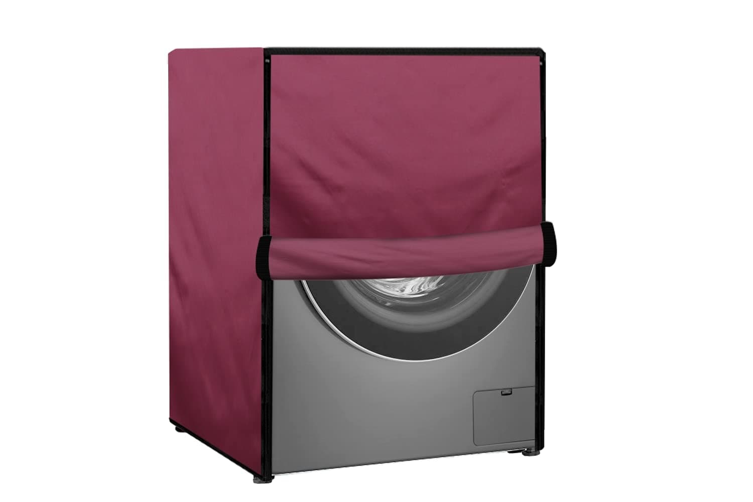 Star Weaves Waterproof Front Load Washing Machine Cover Suitable for Bosch 7.5 kg, 8 kg, 9 kg & 10 Kg (Maroon)