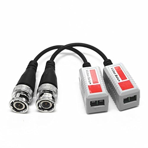 Quanmin 2PCS/1lot 1channel passive video transceiver Twisted Pair Transmitter UTP CAT5 for CVI/TVI/AHD CCTV Camera System