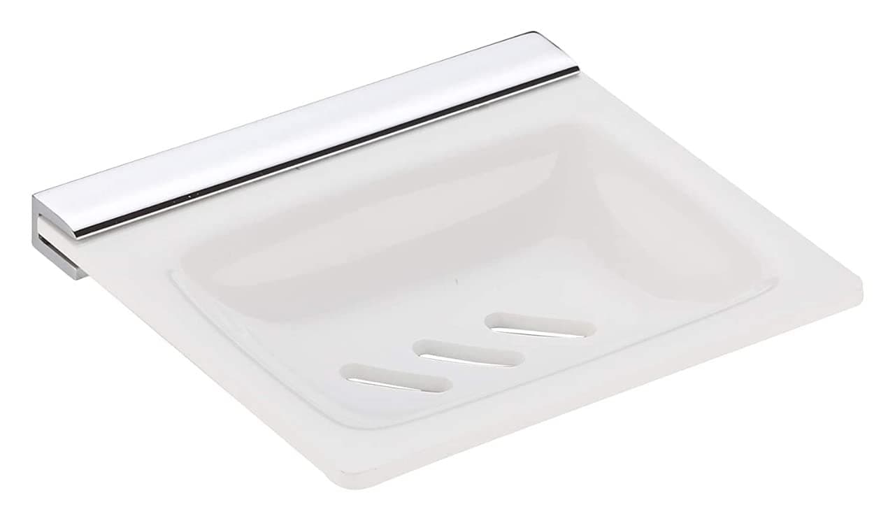 TETRIX Acrylic Single Soap Holder for Bathroom, Soap Stand, Soap Dish, Bathroom Accessories (1 Piece)