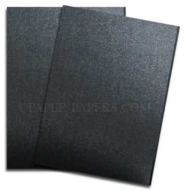 Shimmer Black Onyx 8-1/2-x-11 Lightweight Multi-use Paper 25-pk - 118 GSM (32/80lb Text) PaperPapers Letter Size Everyday Paper - Professionals, Designers, Crafters and DIY Projects