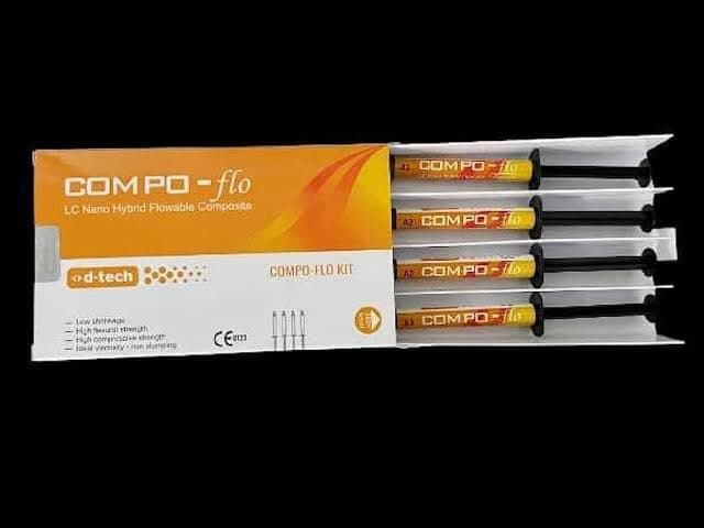 D-TECH A3 FLOWABLE COMPOSITE/PACK OF 1 SET/D-TECH COMPO FLO LC NANO HYBRIDE FLOWABLE COMPOSITE