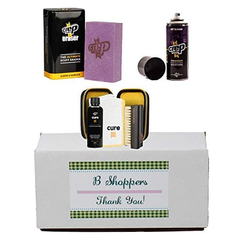 Cure Kit, Ultimate Rain & Stain Shoe Cleaning (Bundle Gift Pack) (One Size, Spray+Eraser+Cure W/Gift Box)