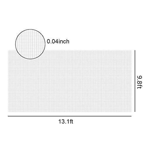 YBB 13.1'x9.8' Bug Insect Garden Barrier Netting Plant Cover, Thicken Mosquito Bird Screen Hunting Blind Garden Mesh Net for Protect Plant Fruits Flower