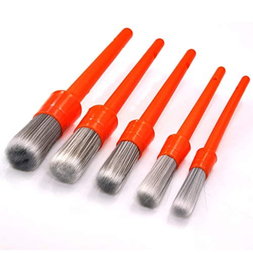 5 Piece Chalk Paint Wax Brush Set with Premium SRT bristles Paint Brush Set