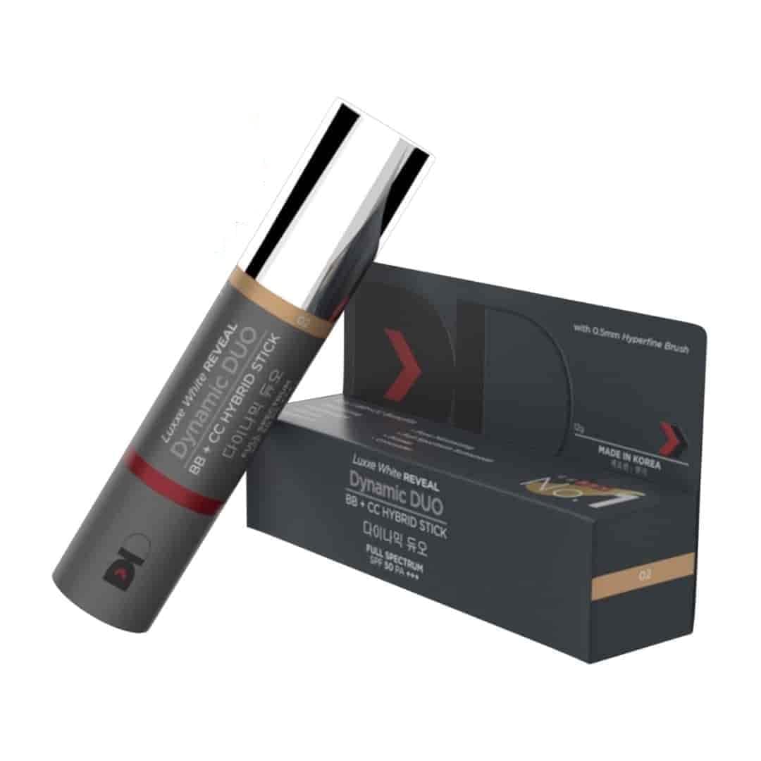 Luxxe White Reveal Dynamic Duo BB + CC Hybrid Stick - By Frontrow (02)