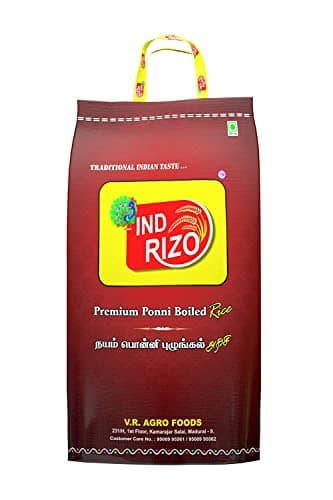 INDRIZO Premium ponni Boiled Rice (10kg)