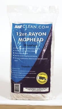 6 Each: Syr Cut End Rayon Mop Head (2rcn-s-ww-bg)