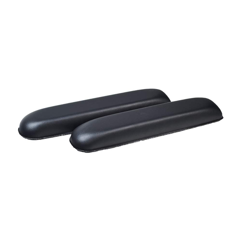 AlveyTech 14" Black Vinyl Co-Molded Full Length Armrest Pads for Jazzy Power Chairs (Pair)