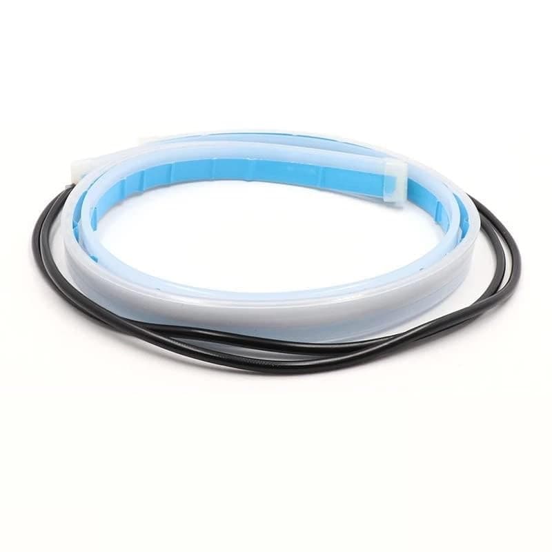 Auto Snap Car Led Strip for Headlight White Daytime Running Light, Turn Signal Yellow/Amber Indicator Light Lamp Matrix DRL 12v (Left&Right), 24 Inches Dual Tape Compatible With Hyundai Venue