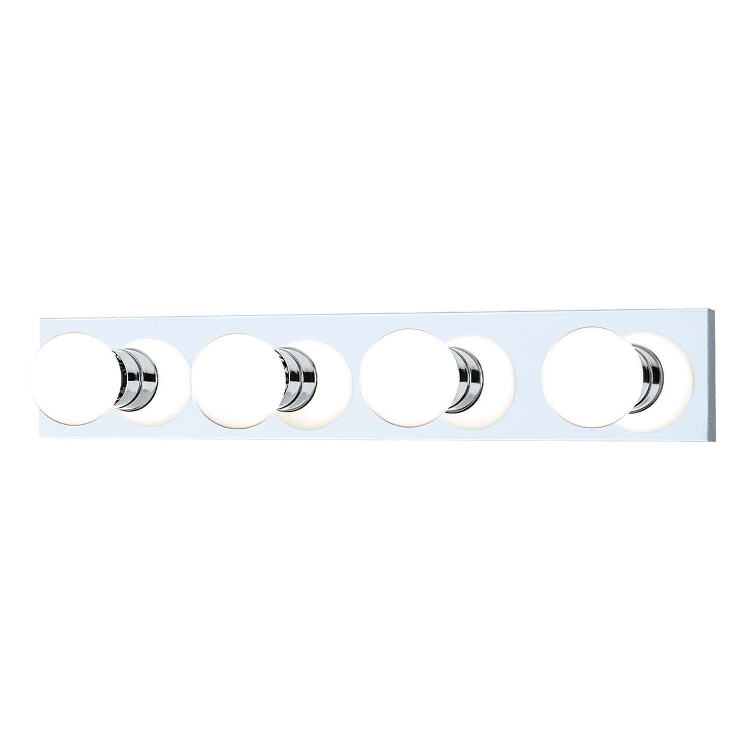 Thomas Lighting SL74024 Vanity Strips 4-Light Wall Lamp in Chrome, 4 1/4 h x 24 w x 2 1/8 ext