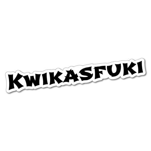 KWIKASFUKI Sticker Decal Funny Vinyl Car Bumper