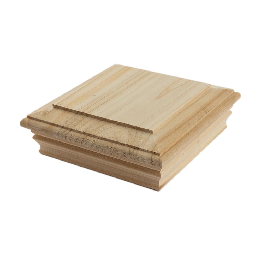 Deckorators 6 in. x 6 in. Newport Classic Cedar Post Cap