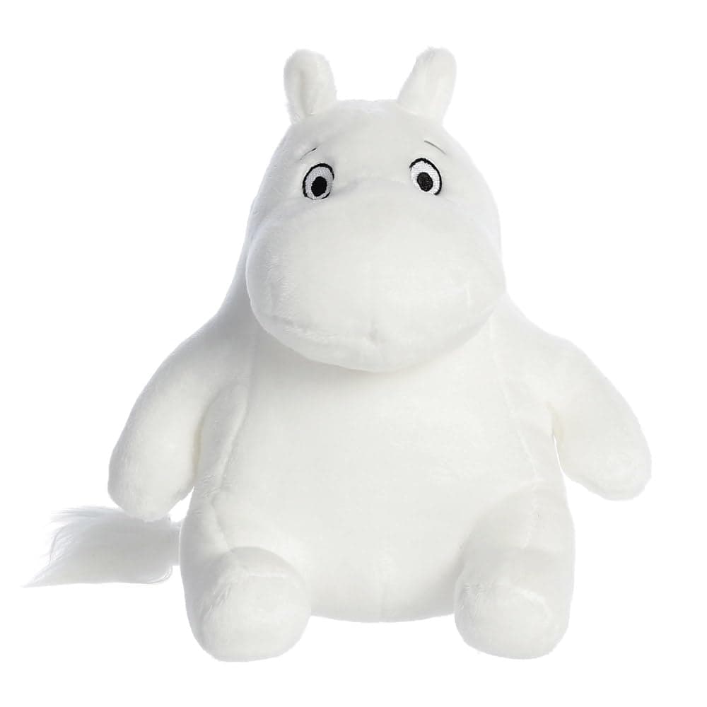Aurora Moomin Sitting Soft Toy, White (8-inch)