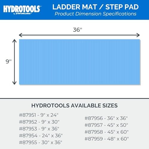 HydroTools by Swimline Protective Pool Ladder Mat
