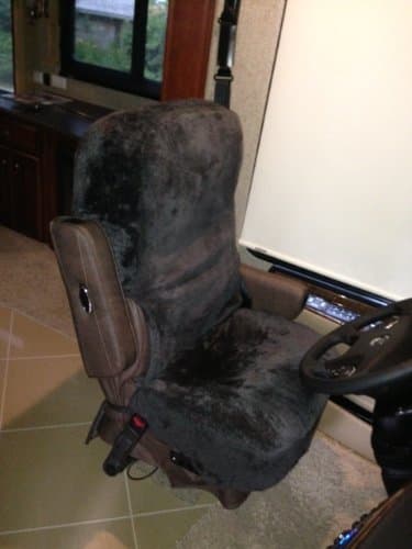 RV Motorhome Sheepskin Seat Covers (PAIR)