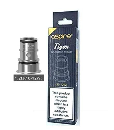 Aspire Tigon Coils 1.2 Ohm (5 pcs) for Tigon Tank kit - Nicotine Free