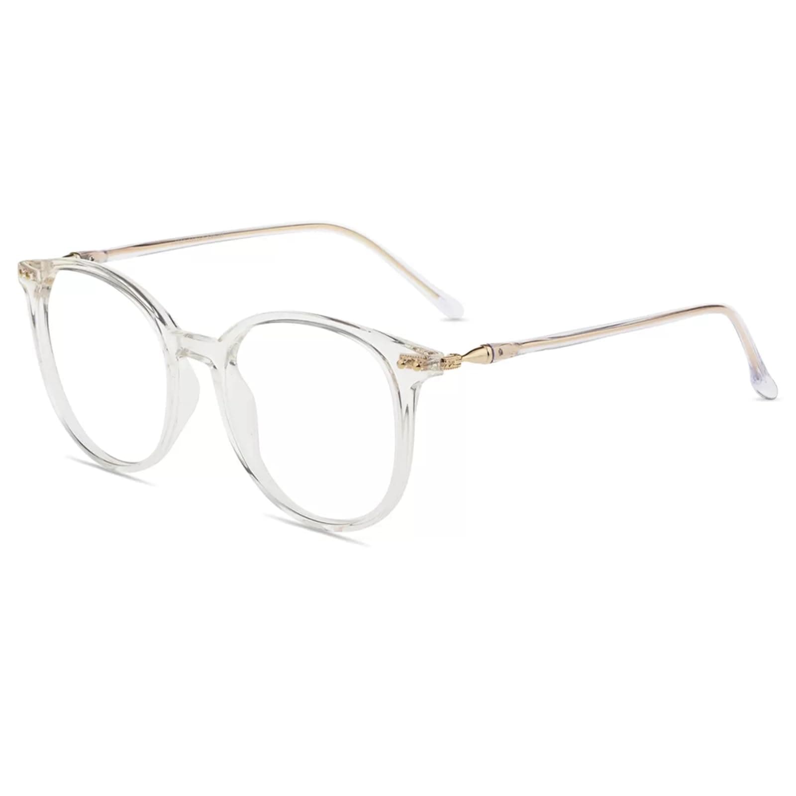 Blue Light Blocking Reading Glasses for Women Men, Anti-Reflective UV400 Round Vintage Computer Glasses