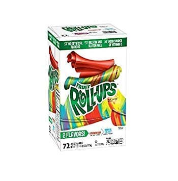 Strawberry and Tropical Tie-Dye Fruit Roll-Ups (72 ct.) x2 AS