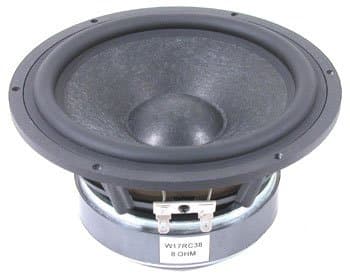 Silver Flute W17RC38-04 6.5" Wool Cone Woofer - 4 ohm - Each