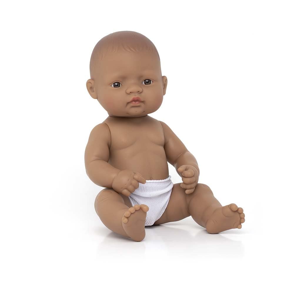Realistic Baby Doll with Anatomically Correct Features, Reborn Baby Dolls, Cute Scented Body with Vanilla Perfume, Comes in Polybag, 12 5/8 inches Tall | Hispanic Boy