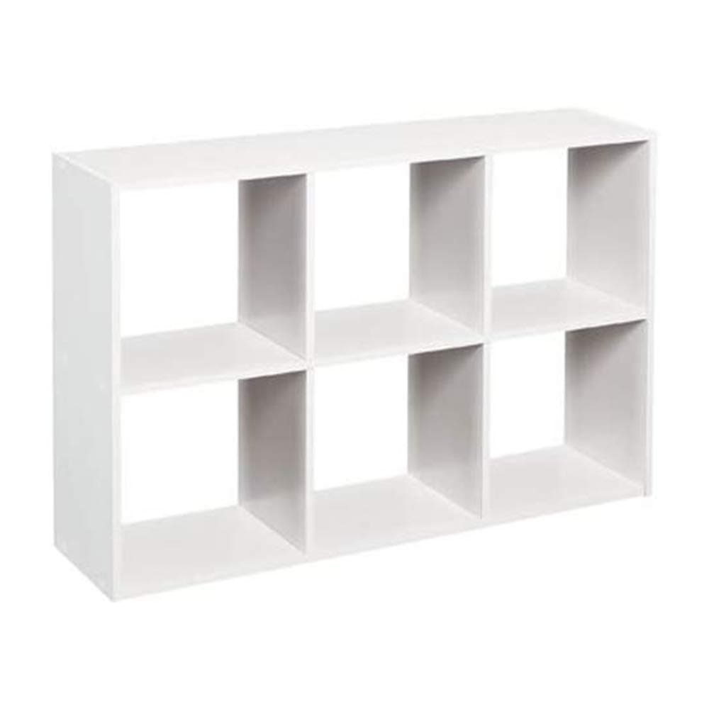ClosetMaid Mini Cubeicals 6 Cube Organiser-White, 41.5 cm x 15.2 cm x 60.9 cm