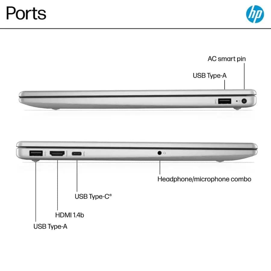 HP 15.6" Touchscreen Laptop for Student & Business, Microsoft Office Lifetime License, Intel 13th Gen Core i3-1315U, 32 GB RAM, 1 TB SSD, Intel UHD Graphics, Fast Charge, HD Camera, Windows 11 Pro