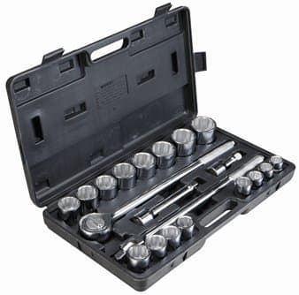 Pittsburgh 20 Piece SAE 3/4" Jumbo Heavy Duty Socket Set