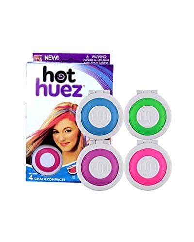 global mart Temporary Hair Colour Chalk, 4 Colors