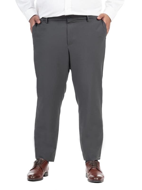 Stretchable Formal Pants for Plus Size Men | Stylish Slim Fit Luxury PV Lycra Men's Wear Trousers for Office or Party | Mens Fashion Dress Trouser Pant