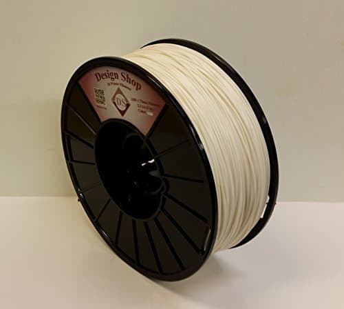 3D Printer Filament ABS 1.75mm White 2.2Lb (1kg) - DESIGN SHOP
