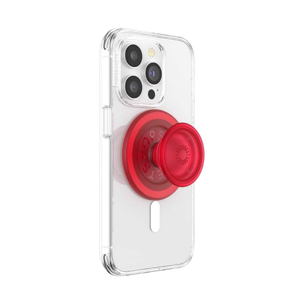 PopSockets Cell Phone Grip for MagSafe Phone Holder Wireless Charging Into The Woods - Blanchette Red