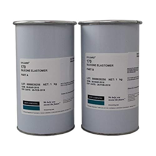 DowSil Sylgard 170 Silicone Encapsulating for Electronics Kit, Black, 2 kg