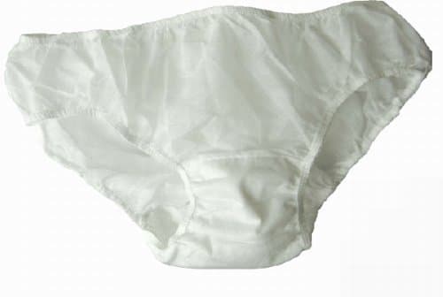 Fitz 3-Pack Biodegradable Women's Disposable Underwear Panties (Small)