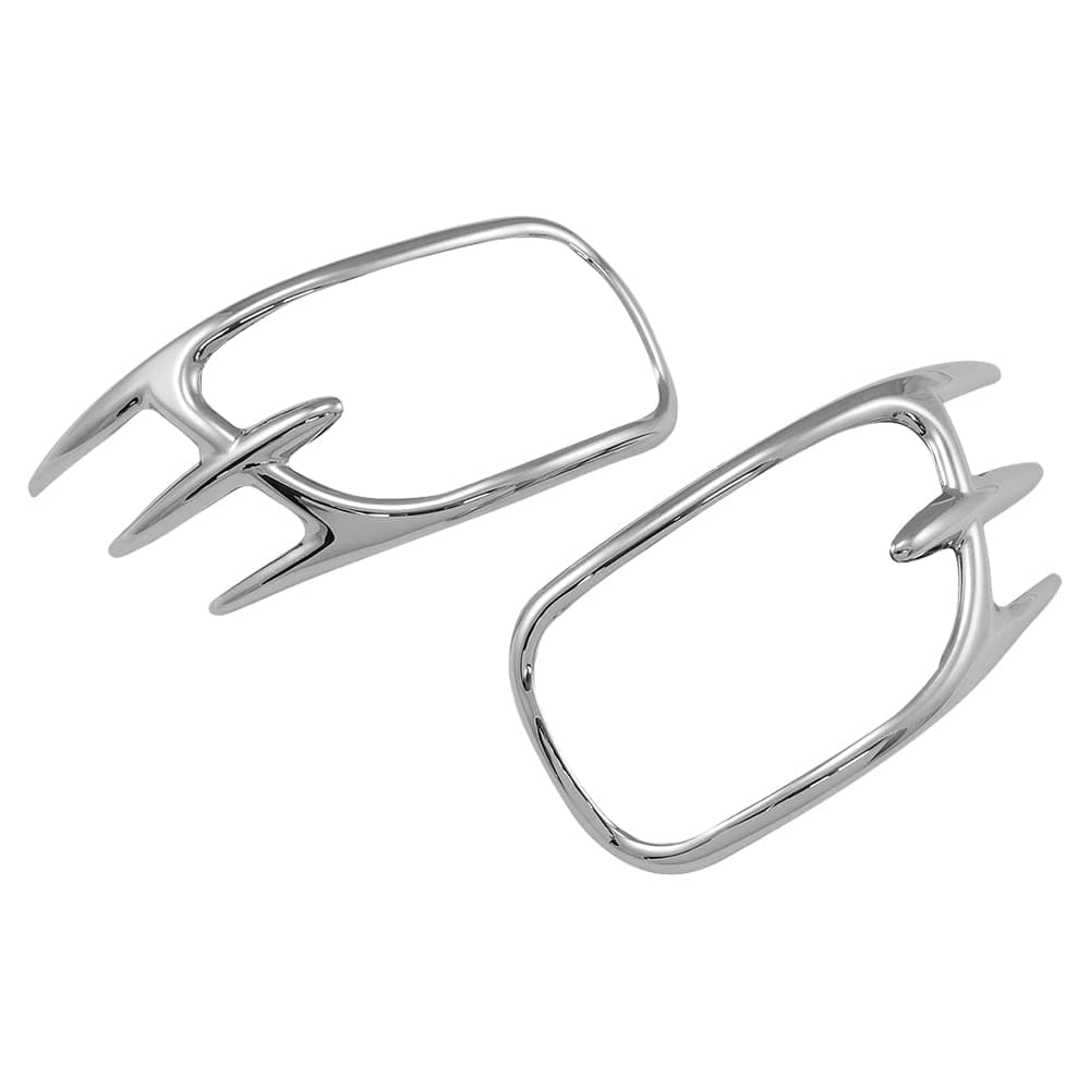 Show Chrome Accessories 52-628 Motorcycle Chrome Mirror Back Accent For