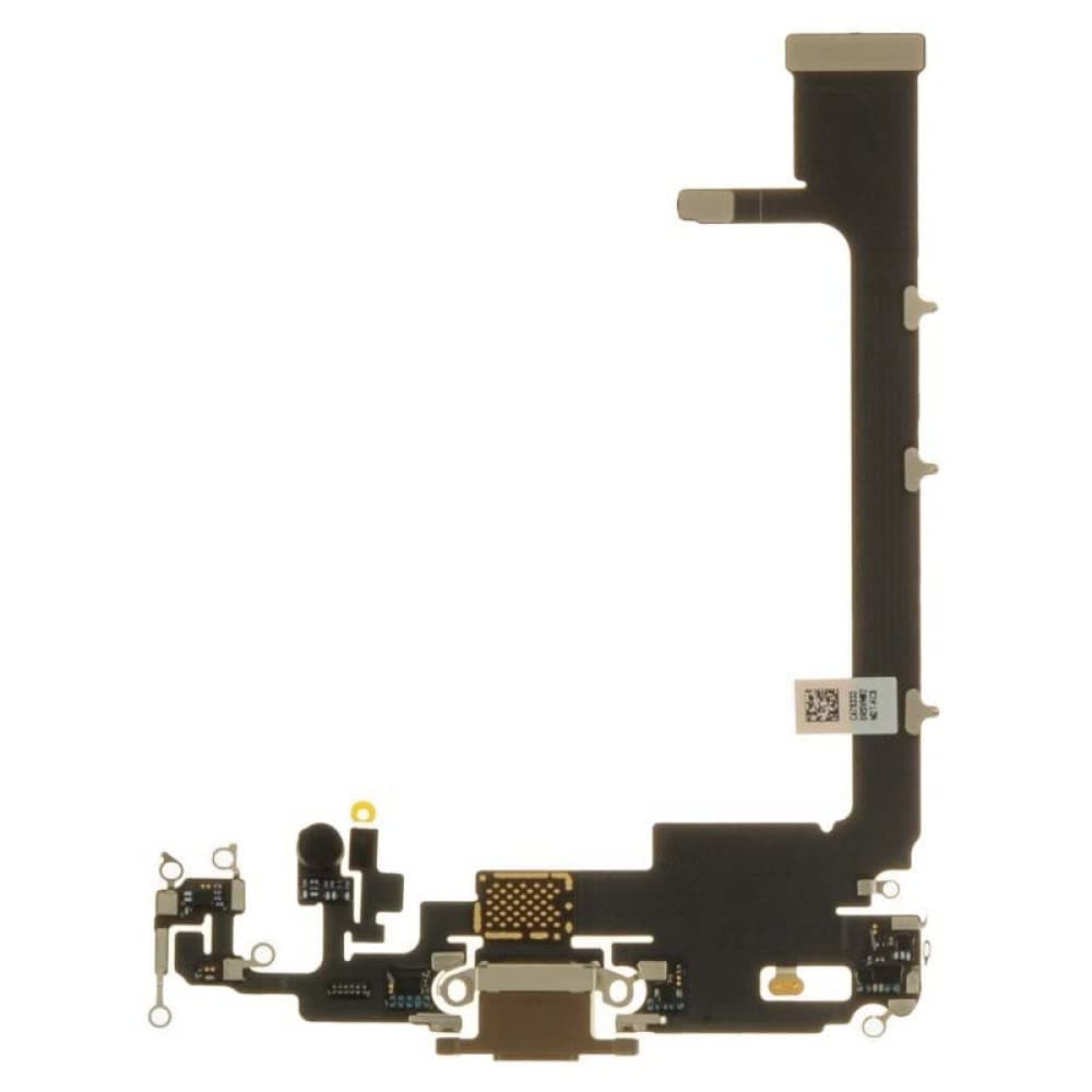 Wholesale Gadget PartsFlex Cable (Charge Port Assembly) for Apple iPhone 11 Pro Max (Brown) with Separator Card