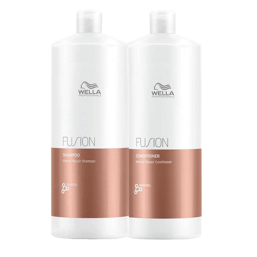 Wella Fusion Shampoo 1000 ml + Conditioner 1000 ml