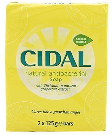 Cidal Natural Antibacterial Soap TWIN PACK 125g x12 (24 soaps)