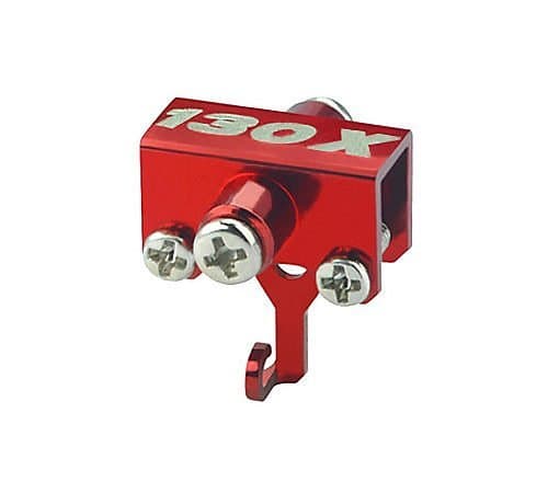 Aluminum Tail Boom Support Mount, Red: Blade 130X