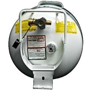 Manchester 1175TC White Horizontal OPD LP Tank