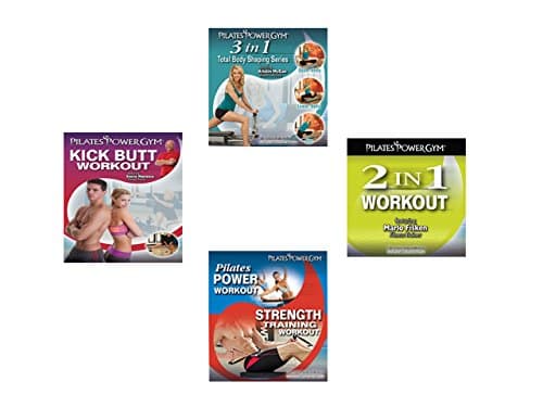 4 DVD Pilates Fitness Workout Set