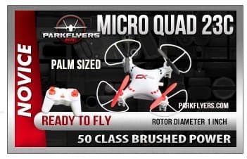 ParkFlyers MQS23 Micro Quad 23C - Rc Quadcopter - Drone